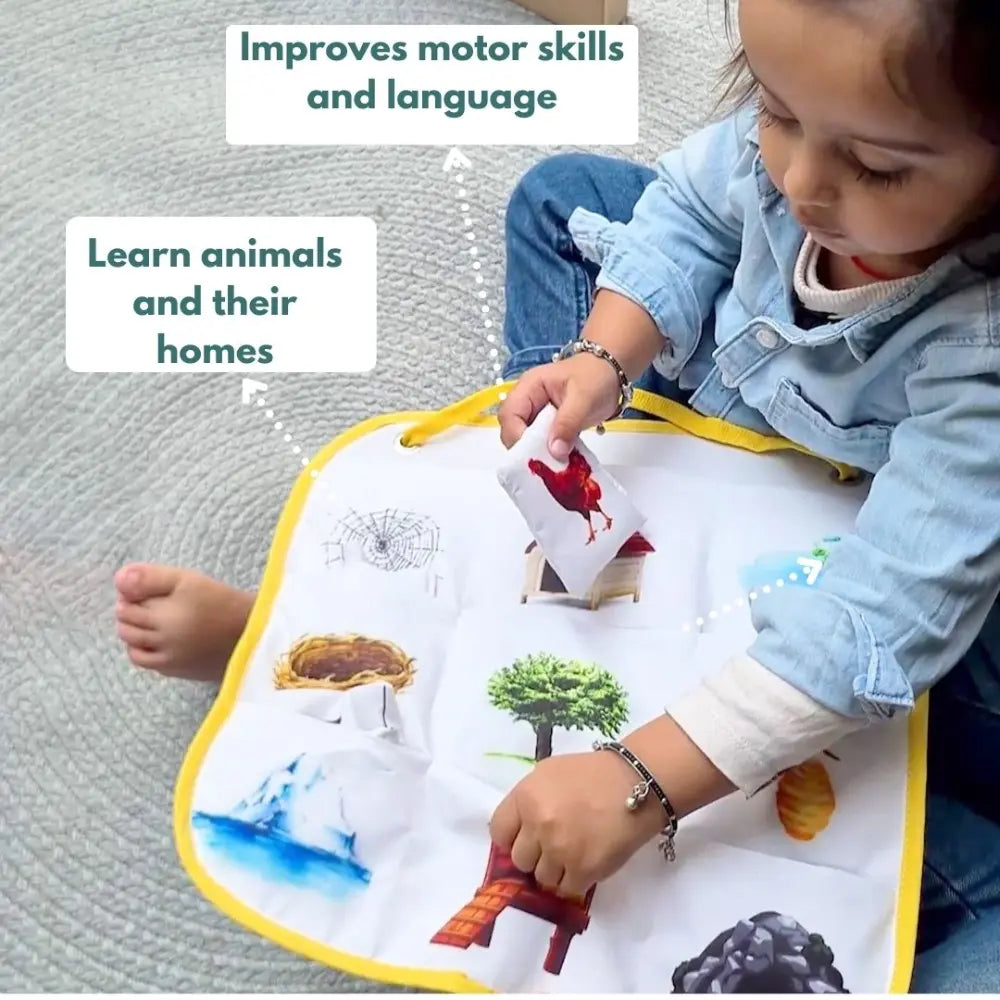 Curious Cub Montessori Box 10 | 10-Piece Cognitive Toy Set | Lock Box, Matching Games &amp; Puzzles | 21+ Months