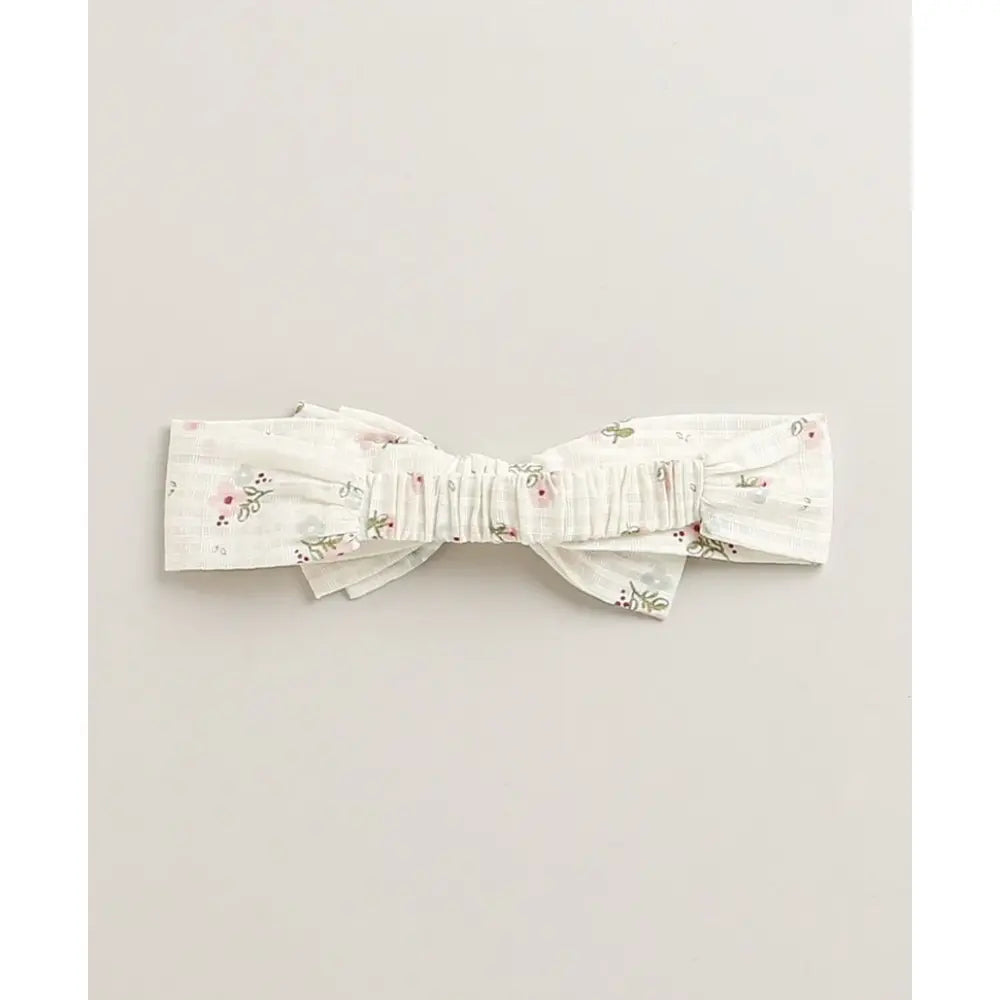 Sweetlime By As Sweet Blossom Ruffle Organic Cotton Dress &amp; Bloomer Set with Hairband - Off White