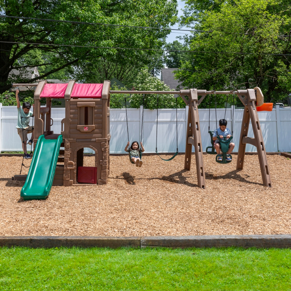 Step2 Naturally Playful Adventure Lodge Play Center With Glider