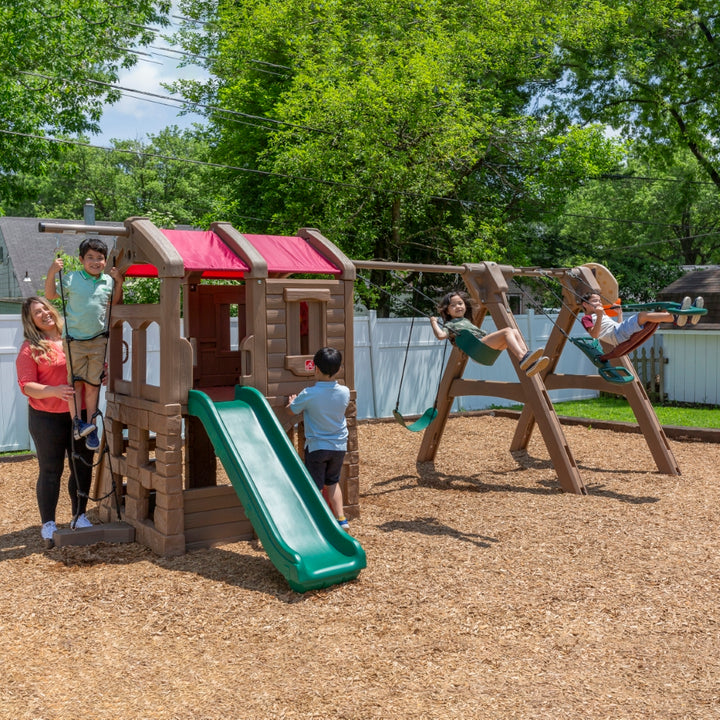Step2 Naturally Playful Adventure Lodge Play Center With Glider