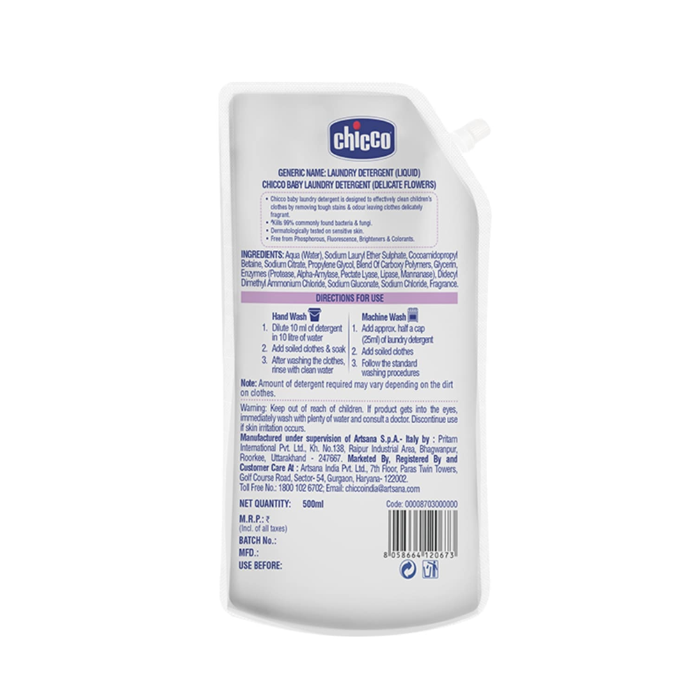 Chicco Laundry Detergent - Delicate Flowers