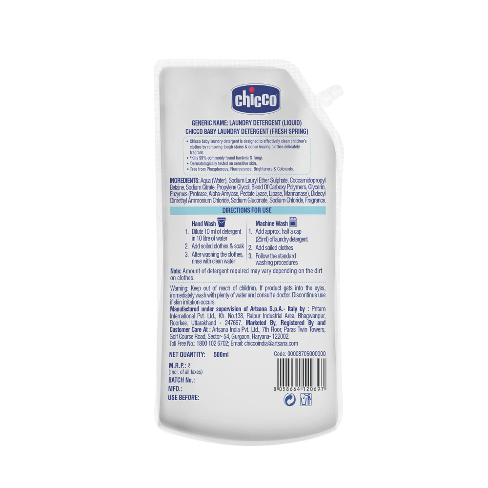 Chicco Laundry Detergent - Fresh Spring