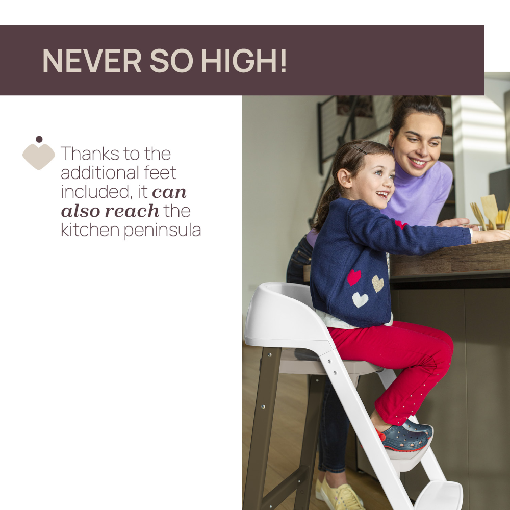 Chicco Crescendo Up Highchair Etna Black Re_Lux