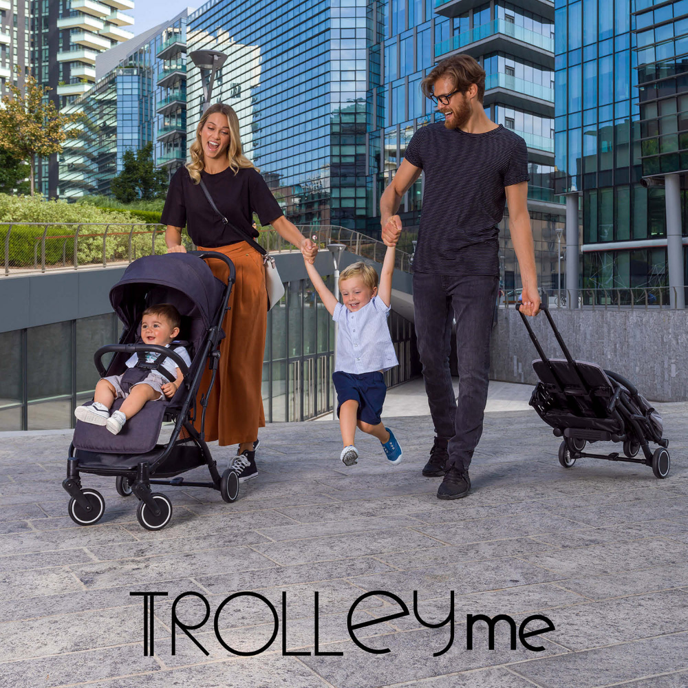 Chicco Trolleyme Stroller Stone - Black