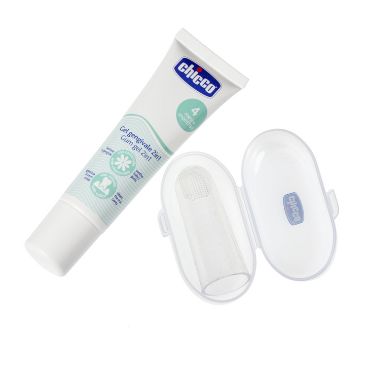 Chicco New Beginning Oral Care Set (Gum Gel with Finger Brush)