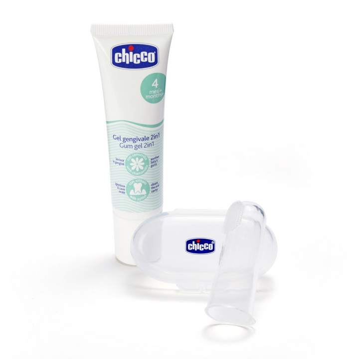 Chicco New Beginning Oral Care Set (Gum Gel with Finger Brush)