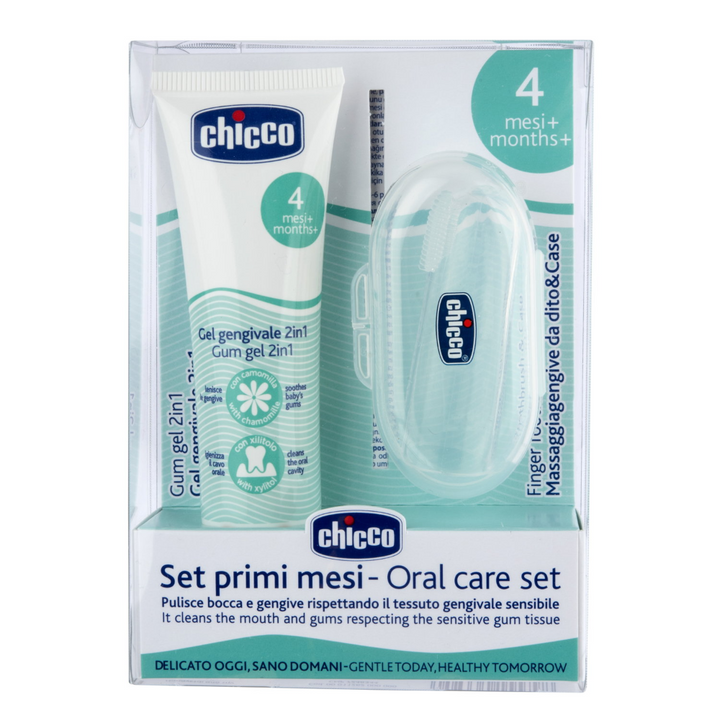 Chicco New Beginning Oral Care Set (Gum Gel with Finger Brush)
