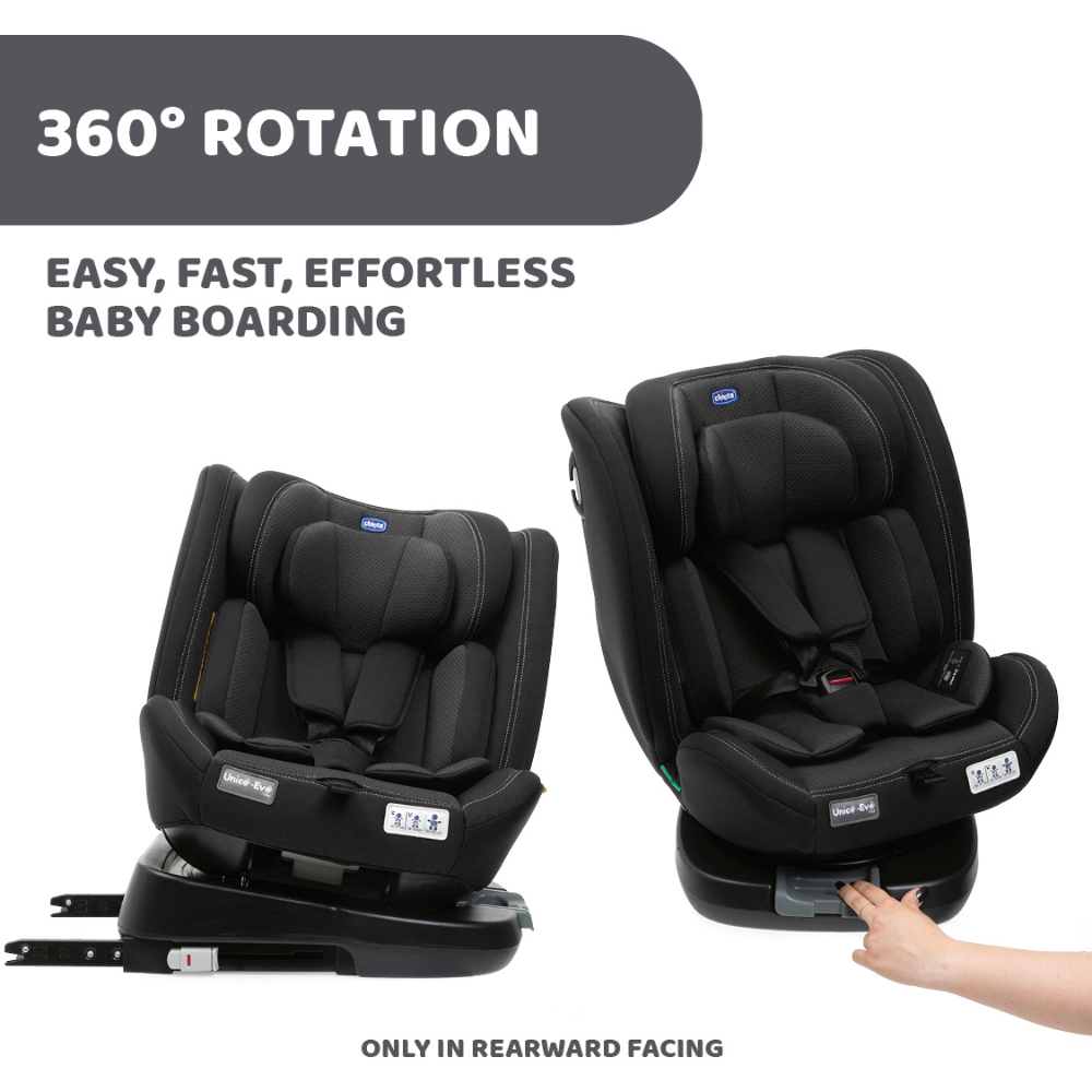 Chicco Black Unico Evo I-Size Car Seat