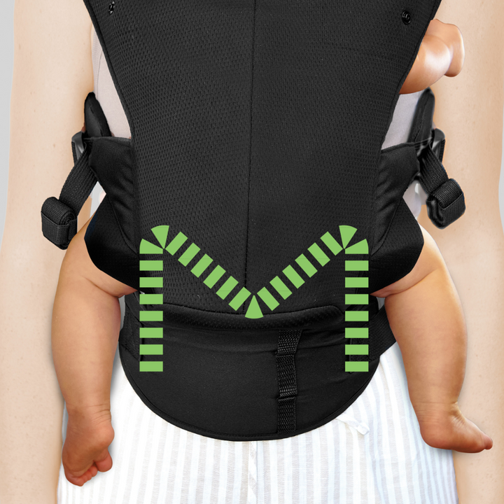 Chicco Black Snug Support Baby Carrier