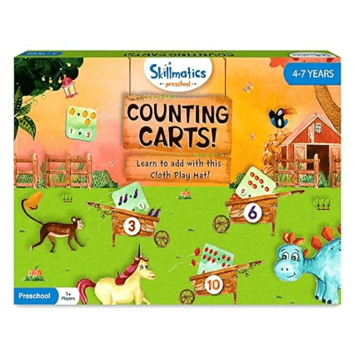Skillmatics Counting Carts Activity Play Mat