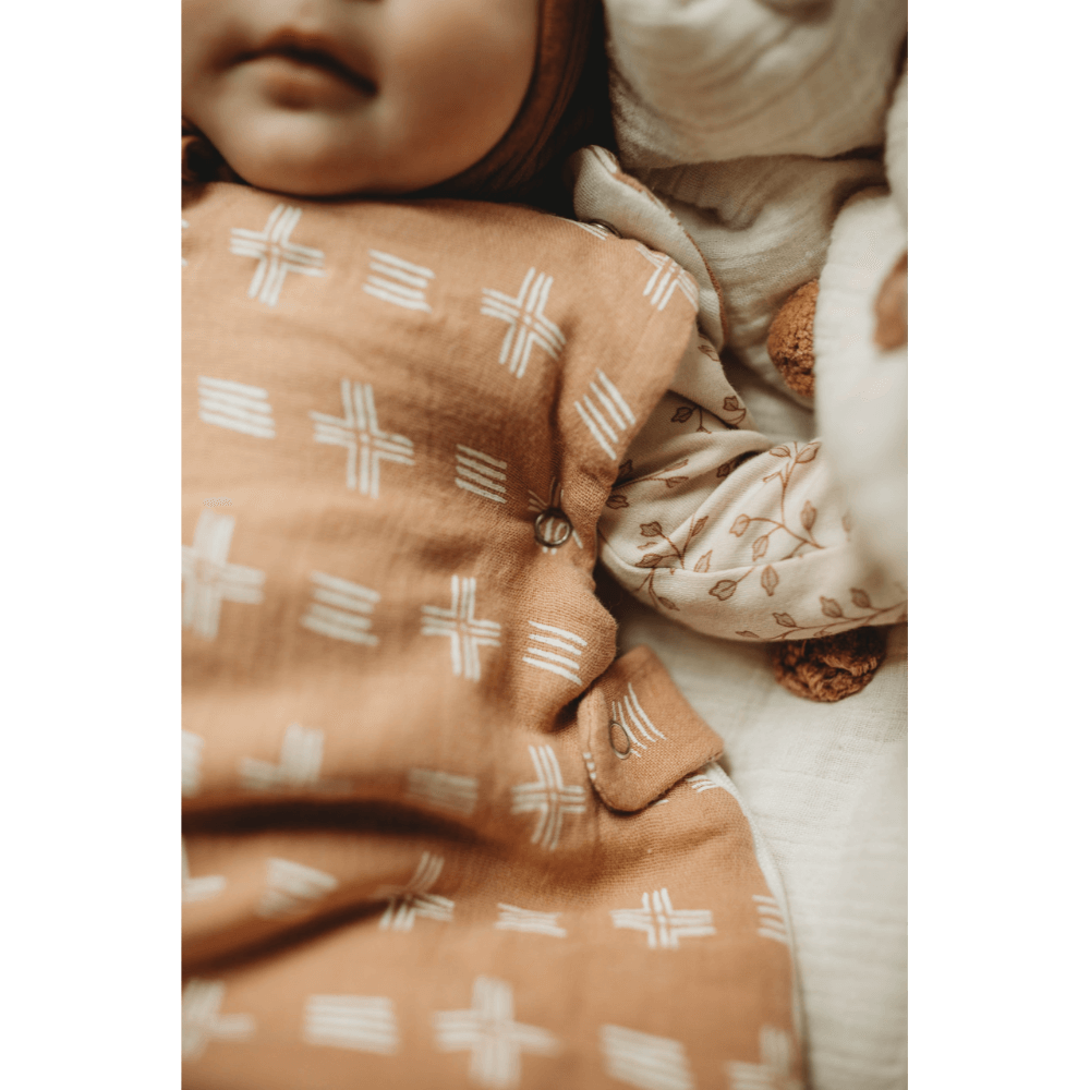 Crane Baby Ezra Collection Muslin Sleeping Bag - River Dash 