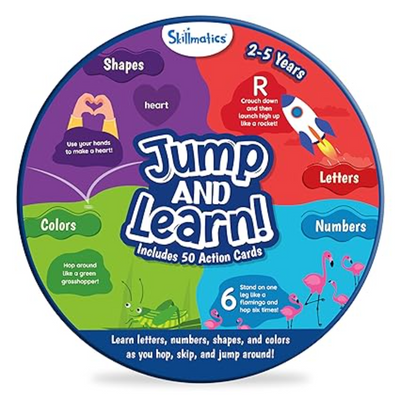 Skillmatics Jump and Learn - Flash Cards for Toddlers