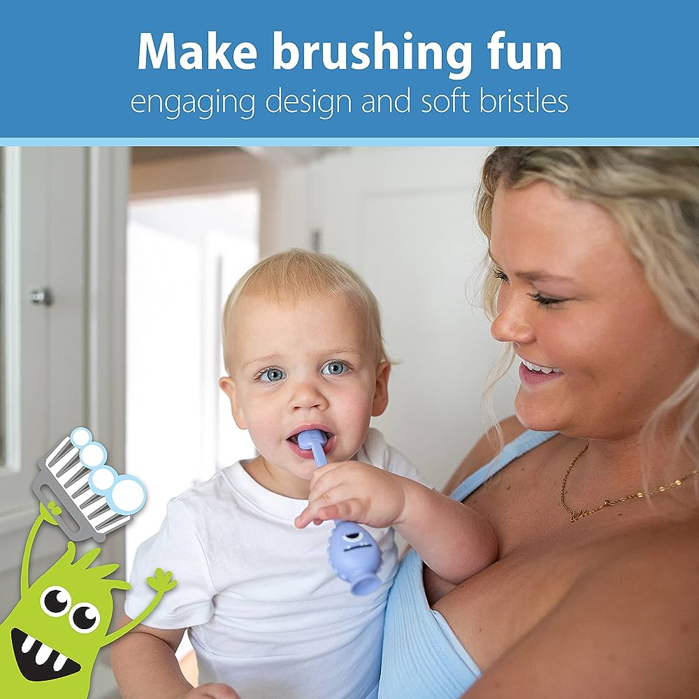 Dr. Brown's Toothscrubber Toddler Toothbrush - Monster