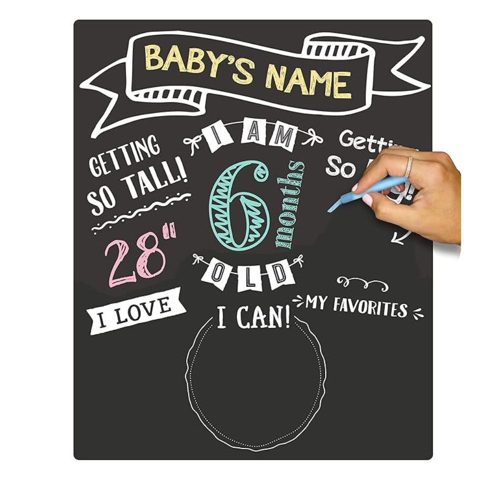 Baby's Monthly Chalkboard