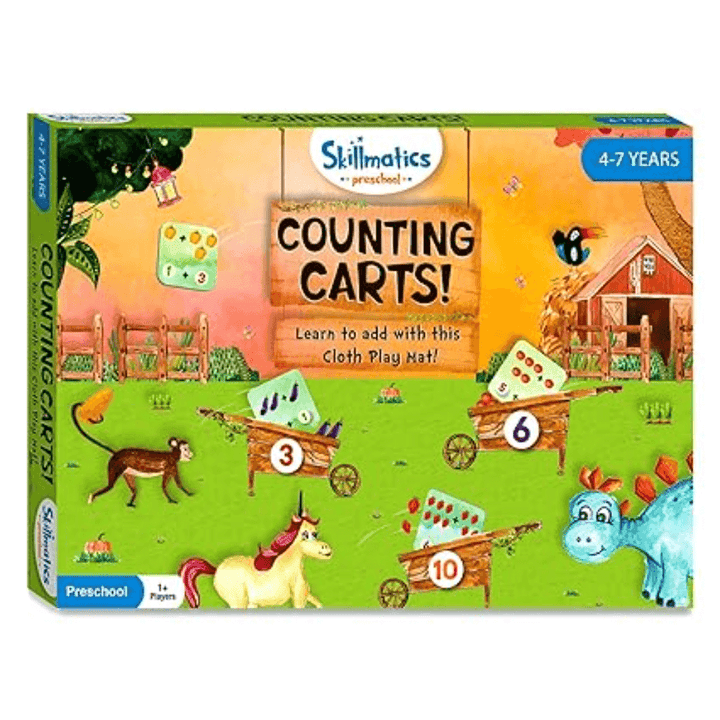 Skillmatics Counting Carts Activity Play Mat