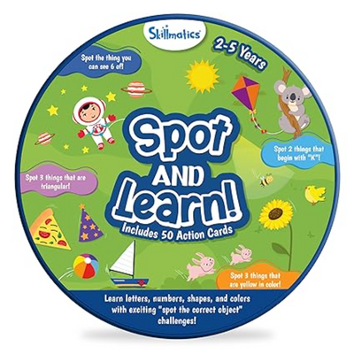 Skillmatics Spot and Learn - Flash Cards for Toddlers 