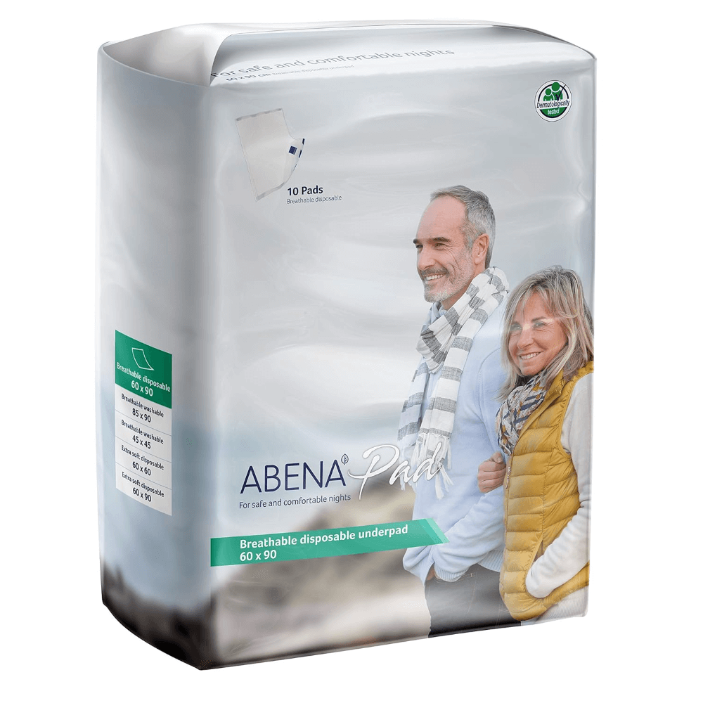 Abena Premium Breathable Disposable Underpads (10 Count)
