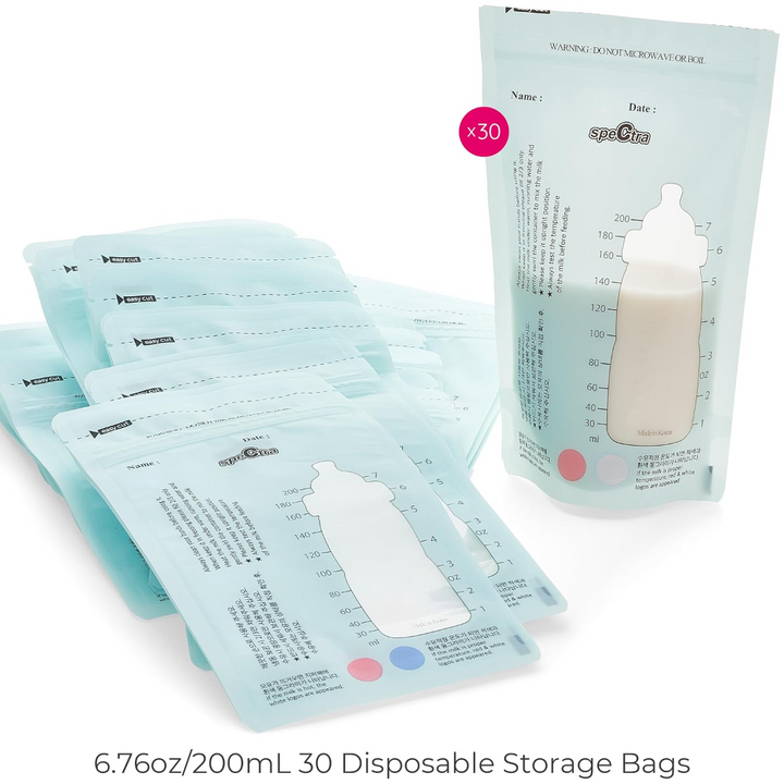 Spectra Disposable Easy Milk Storage Bags, 200 ml - 30 pcs