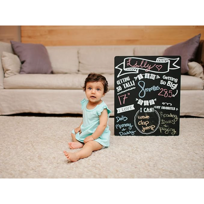 Baby's Monthly Chalkboard
