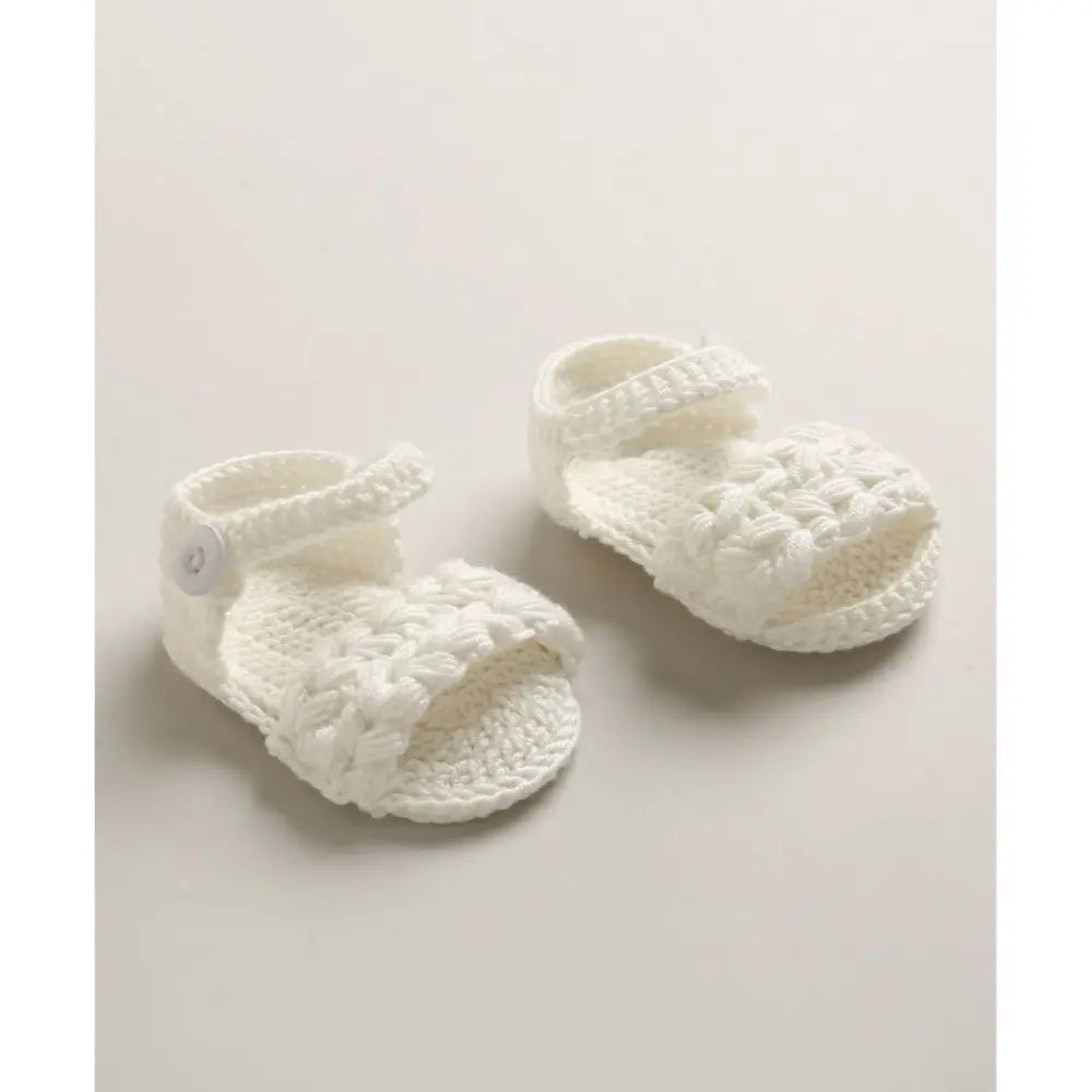 Sweetlime By AS Crochet socks-white - Free size
