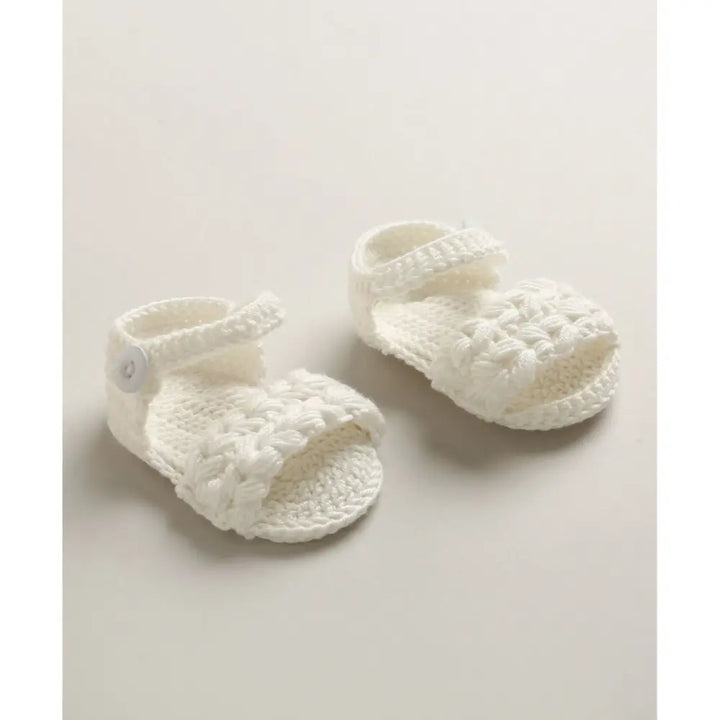 Sweetlime By AS Crochet socks-white - Free size