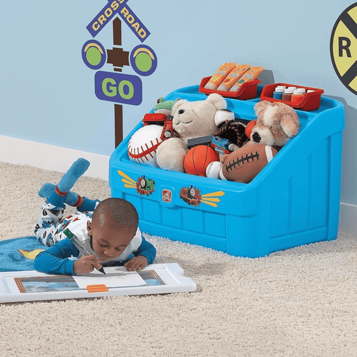 Step2 2-In-1 The Tank Engine Toy Box