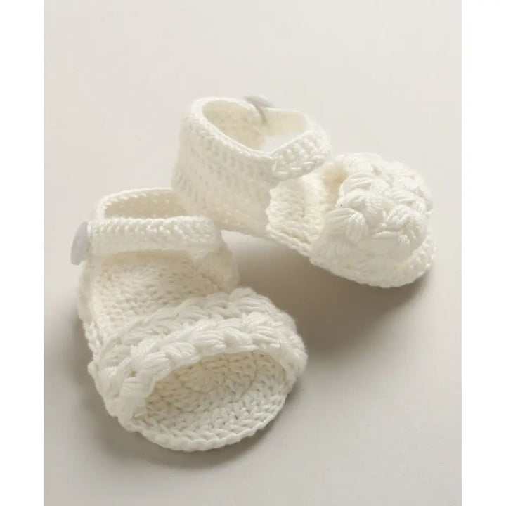 Sweetlime By AS Crochet socks-white - Free size
