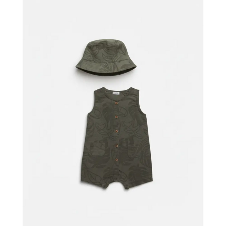 Pattuti - Baby Safari Romper + Hat