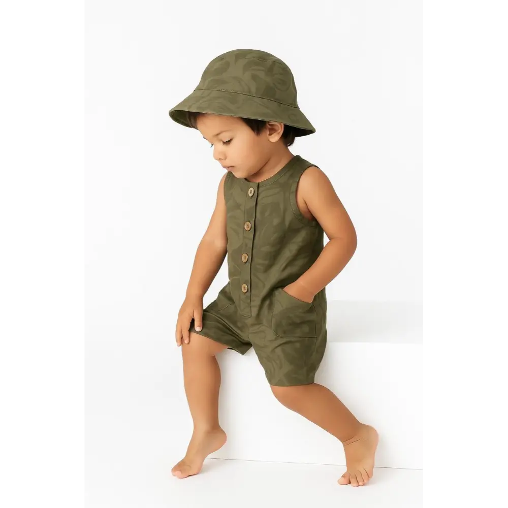 Pattuti - Baby Safari Romper + Hat