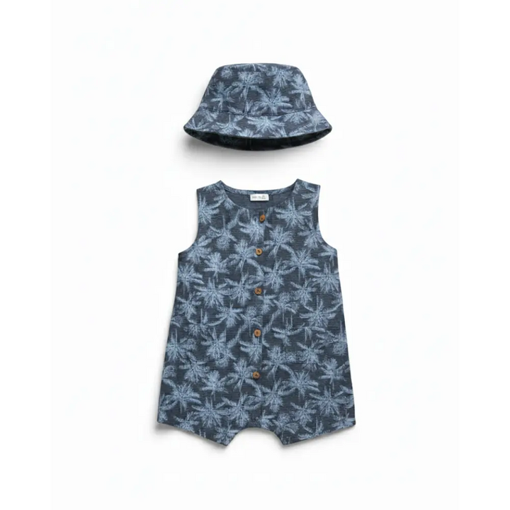 Pattuti - Baby On A Holiday Romper + Hat