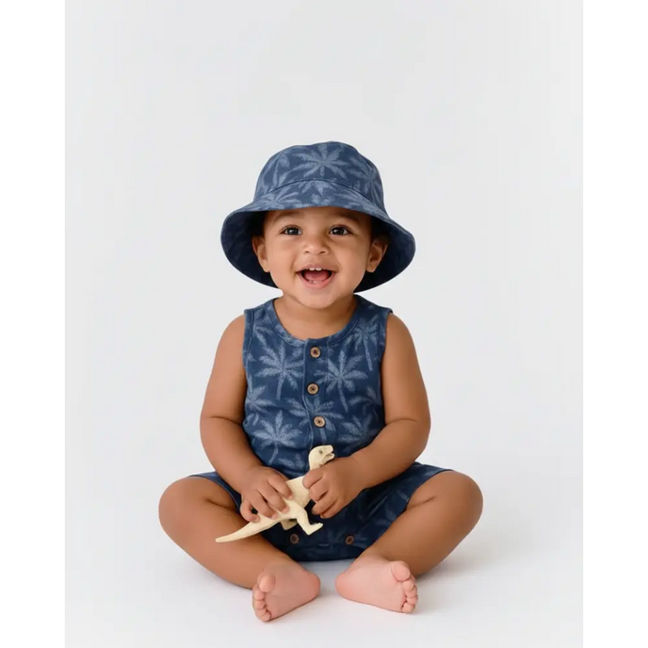 Pattuti - Baby On A Holiday Romper + Hat