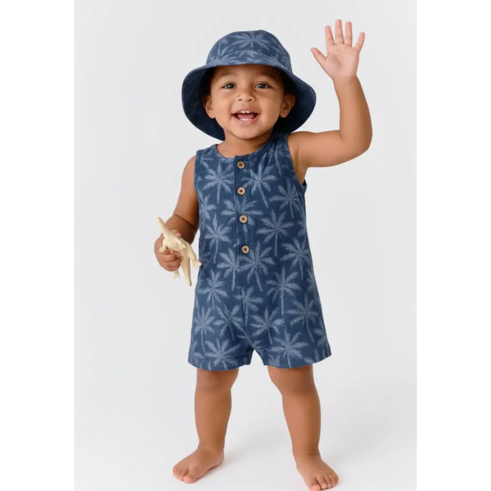 Pattuti - Baby On A Holiday Romper + Hat