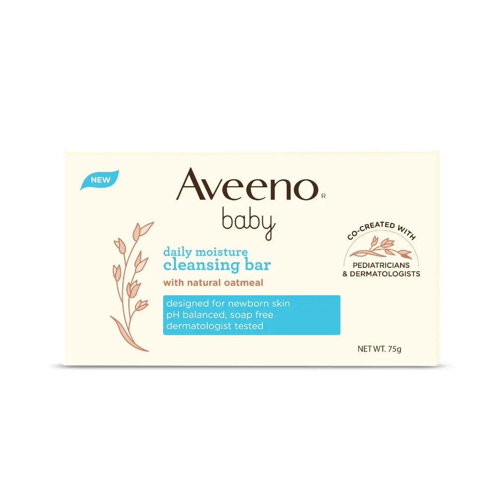 Aveeno Baby Daily Moisture Cleansing Bar - 75g