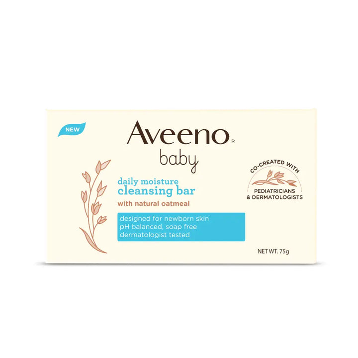 Aveeno Baby Daily Moisture Cleansing Bar - 75g