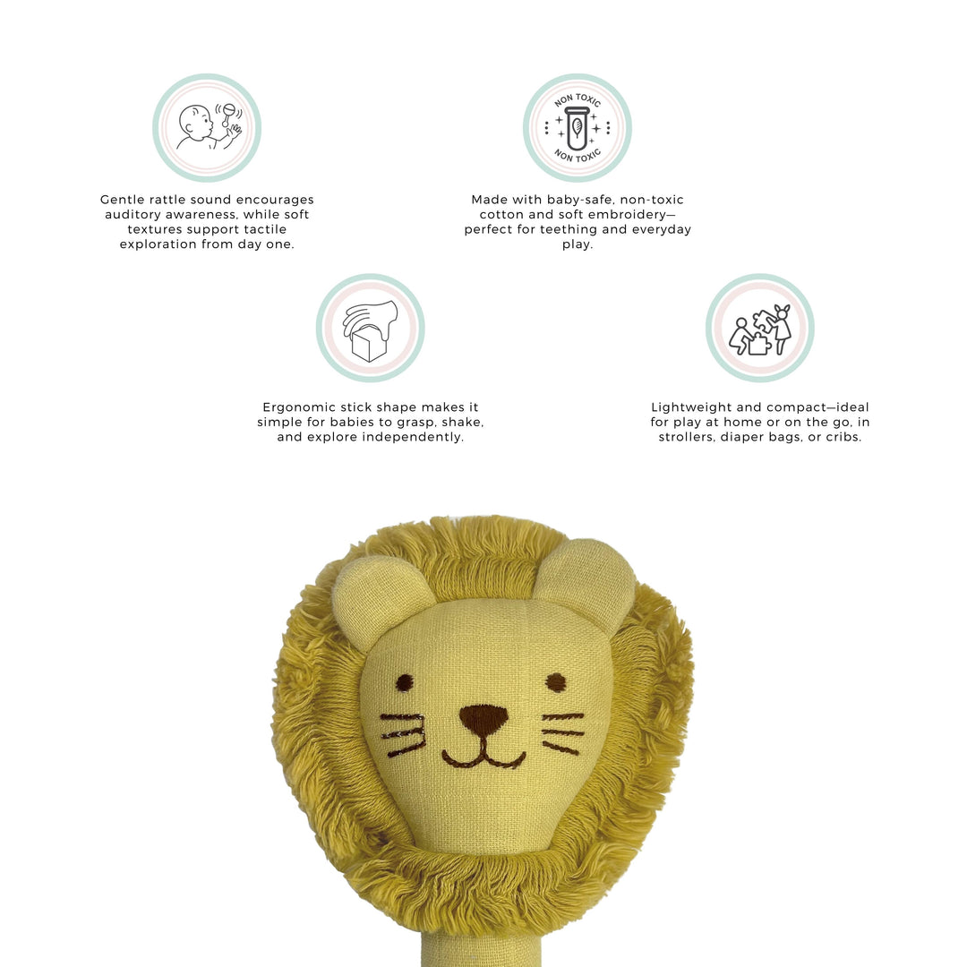 Abracadabra Organics Collectible Face Rattle