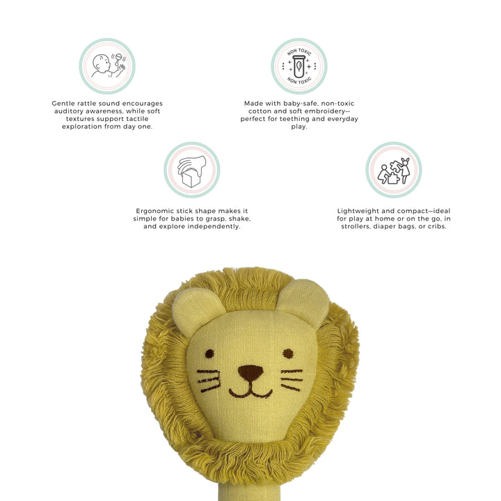 Abracadabra Organics Collectible Face Rattle