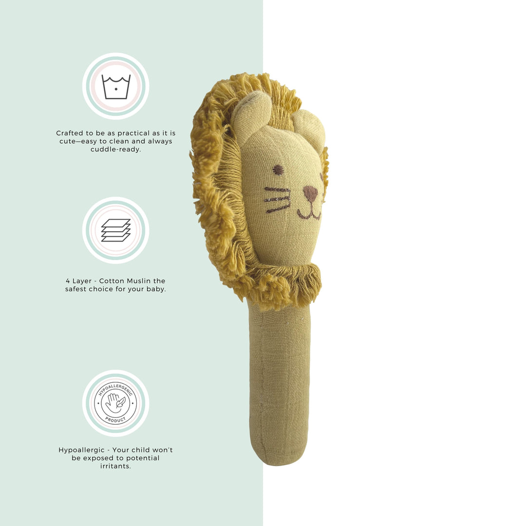 Abracadabra Organics Collectible Face Rattle
