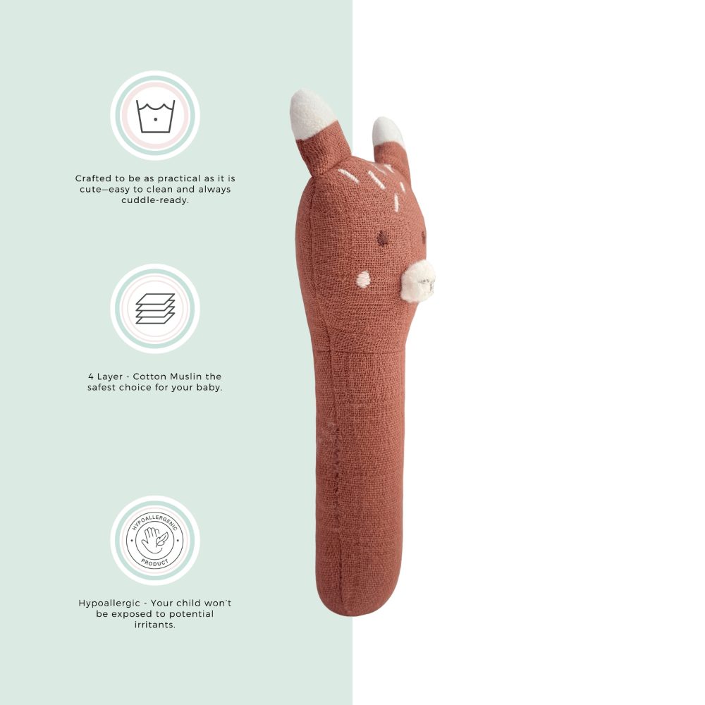 Abracadabra Organics Collectible Face Rattle