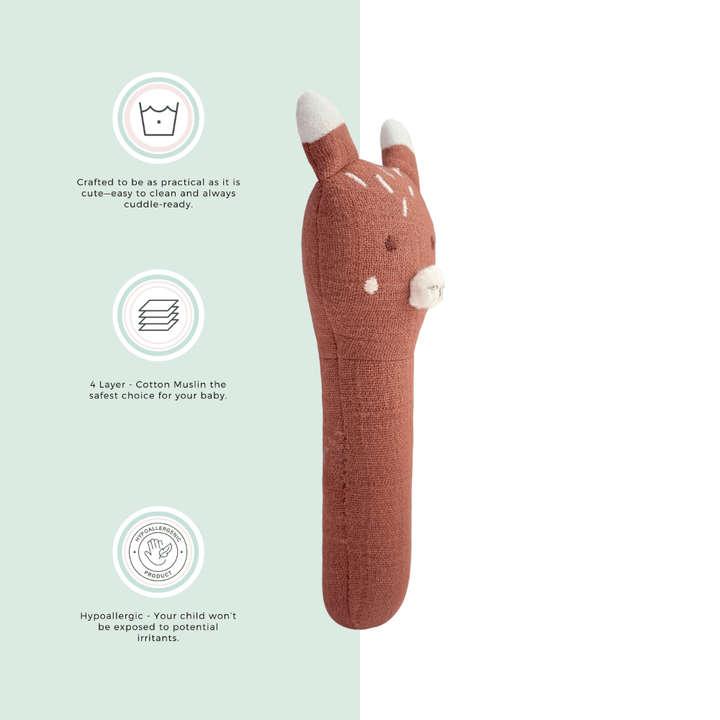 Abracadabra Organics Collectible Face Rattle