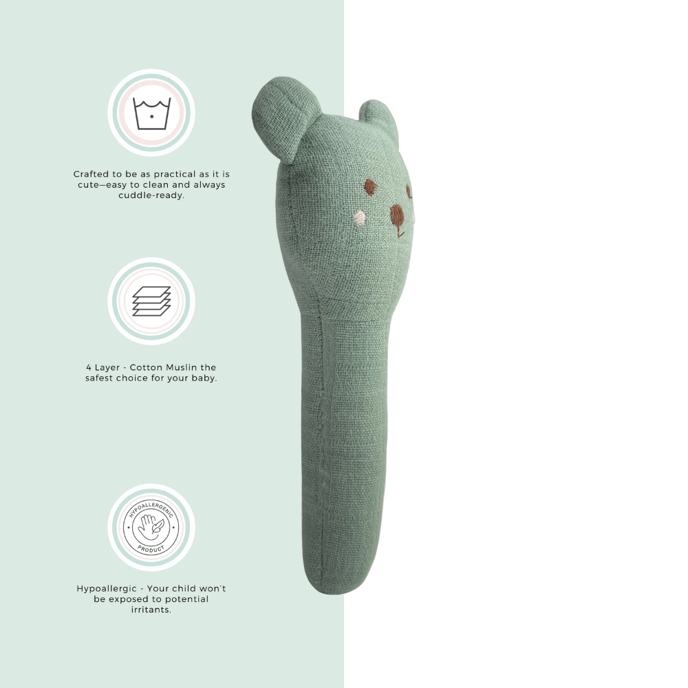 Abracadabra Organics Collectible Face Rattle