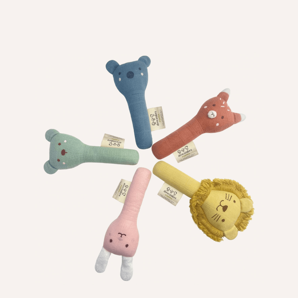 Abracadabra Organics Collectible Face Rattle