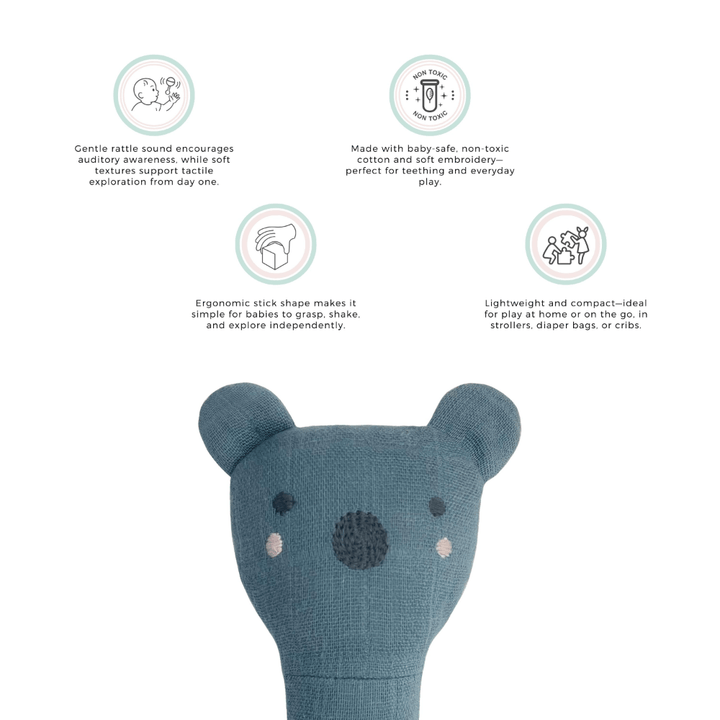 Abracadabra Organics Collectible Face Rattle