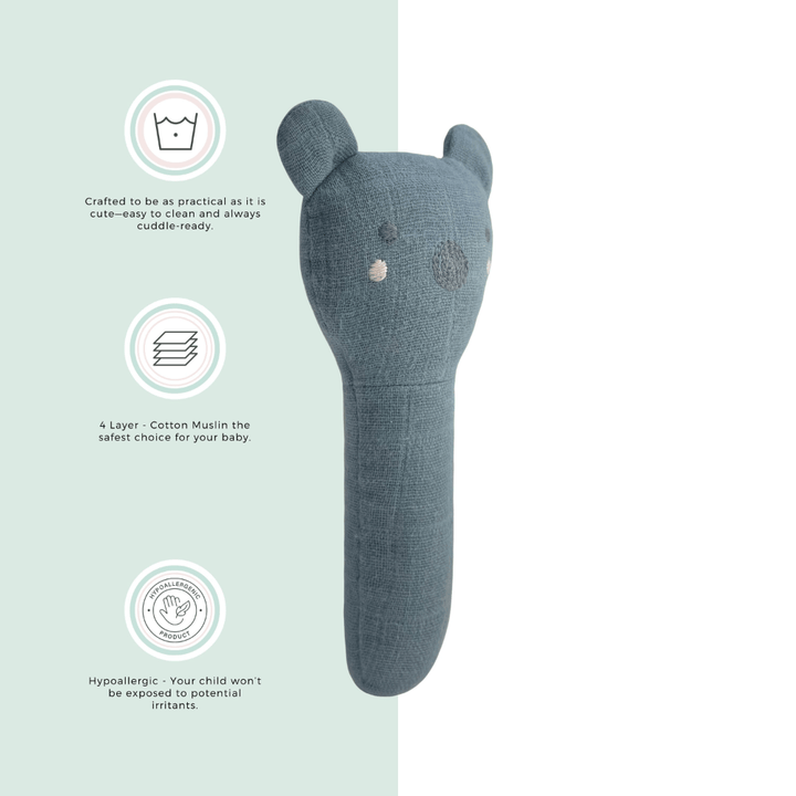 Abracadabra Organics Collectible Face Rattle