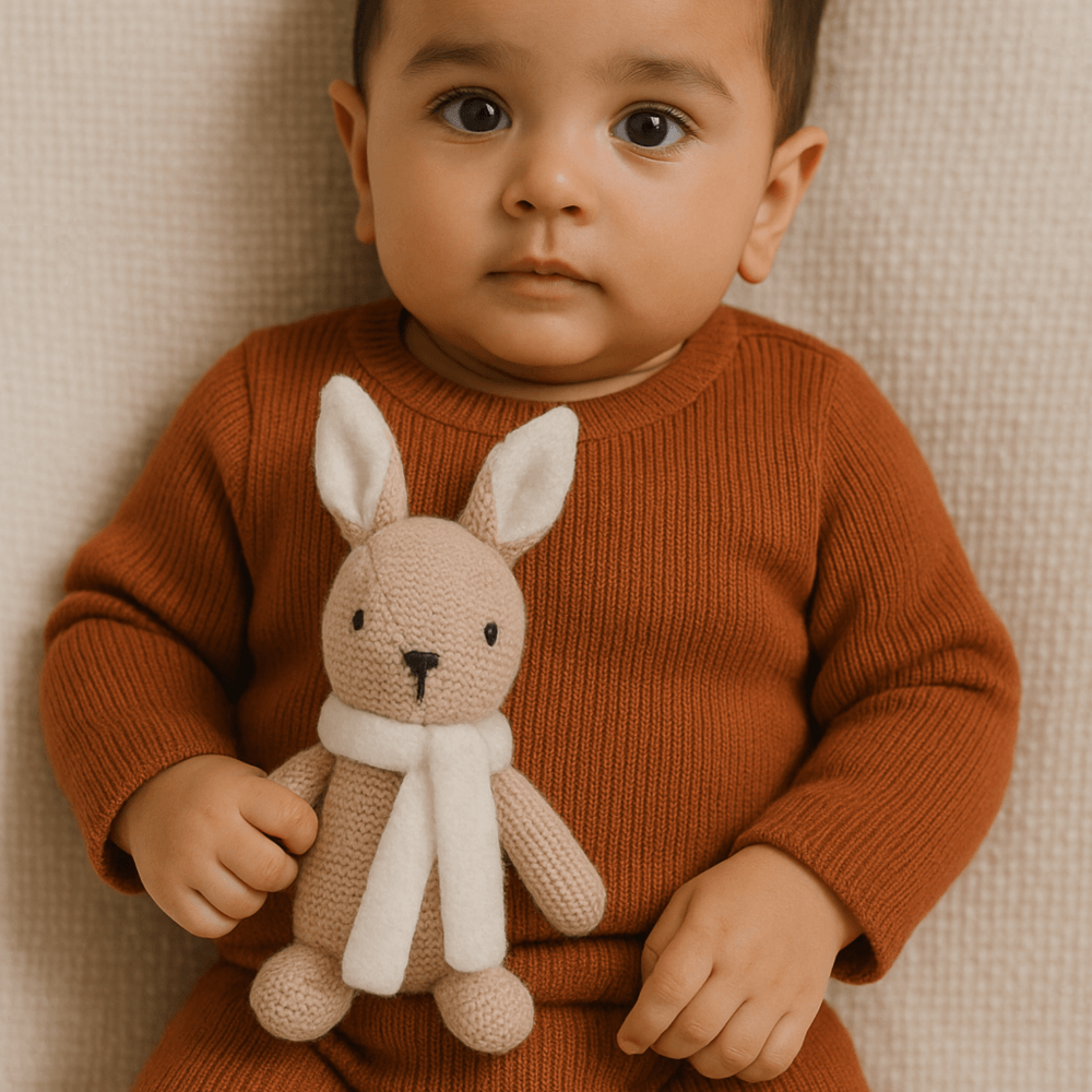 Abracadabra Betsie the Bunny Knitted Toy - Blush