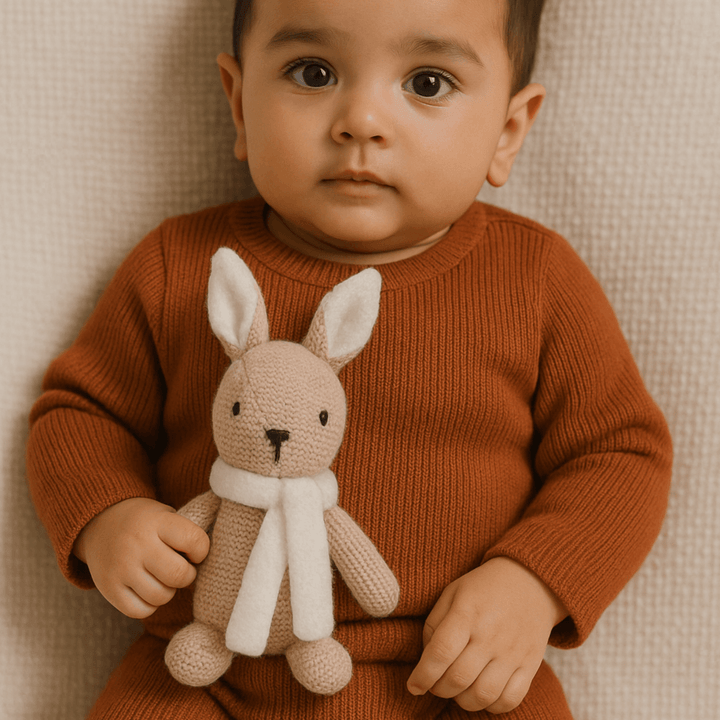 Abracadabra Betsie the Bunny Knitted Toy - Blush