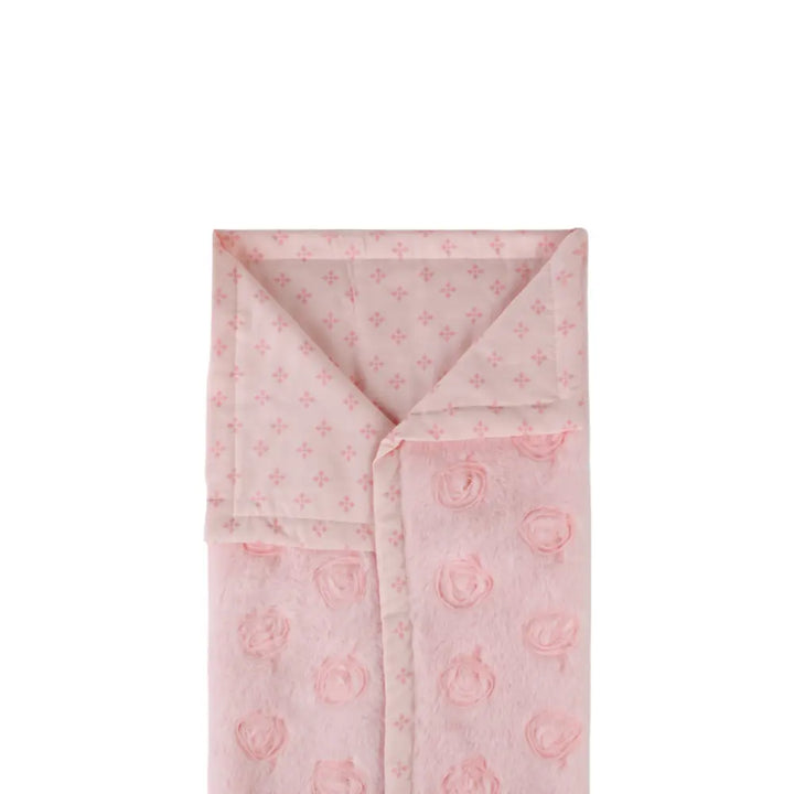Abracadabra Pink Rose Bloom Luxe Blanket