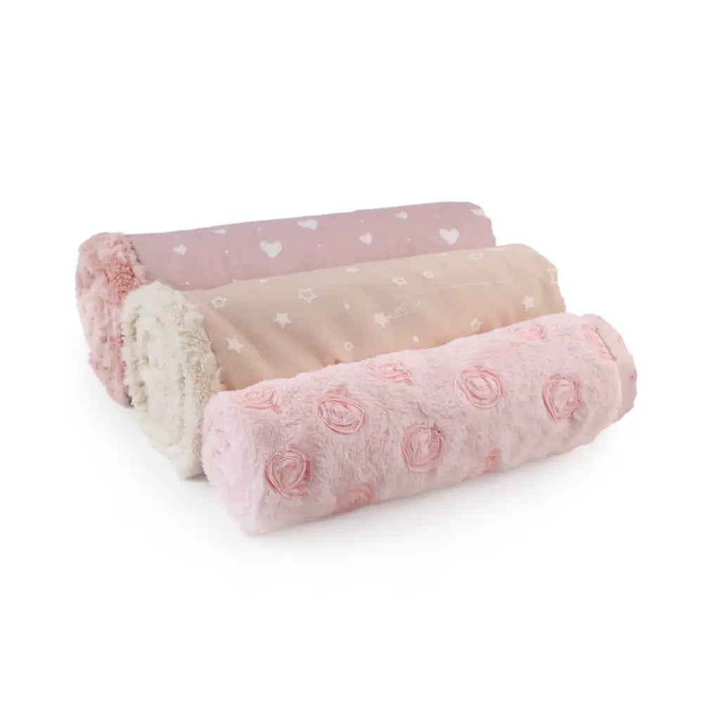 Abracadabra Pink Rose Bloom Luxe Blanket