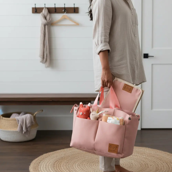 Abracadabra Everyday Essentials Diaper Bag - Dusty Pink