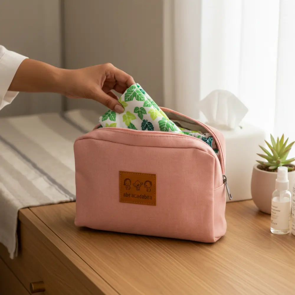 Abracadabra Everyday Essentials Diaper Bag - Dusty Pink