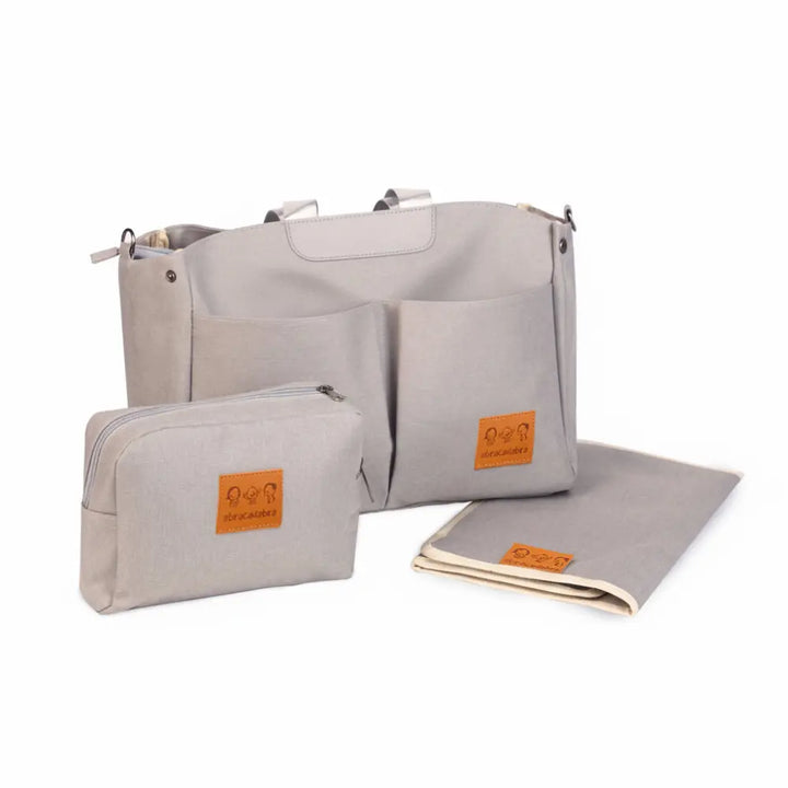 Abracadabra Everyday Essentials Diaper Bag - Misty Grey